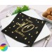 Serviete Happy Birthday 40 črne z zlatim napisom